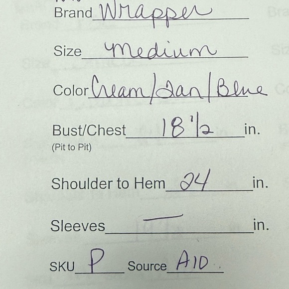 NWT Wrapper Striped Twist Front Keyhole Tank Top Blue Green Size M - Picture 10 of 10